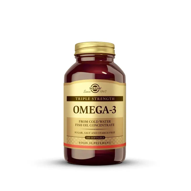Solgar Omega-3 Triple Concentración, 100 cápsulas