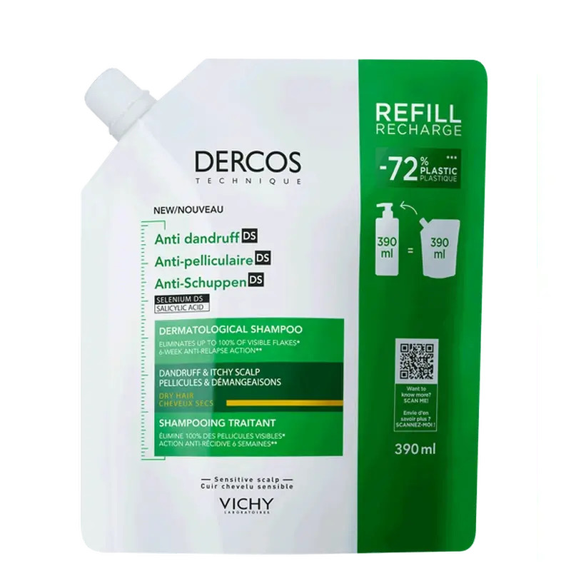 Vichy Dercos Technique Champú Ecorefill Anticaspa Seca