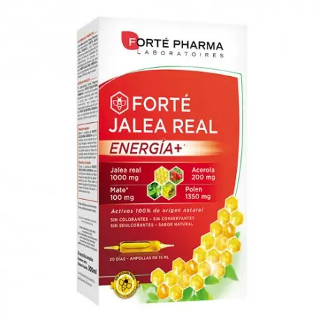 Forté Pharma Forté Jalea Real Energía+, 20 ampollas