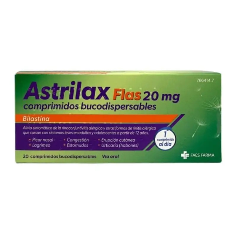 Astrilax Flas 20 Mg, 20 comprimidos