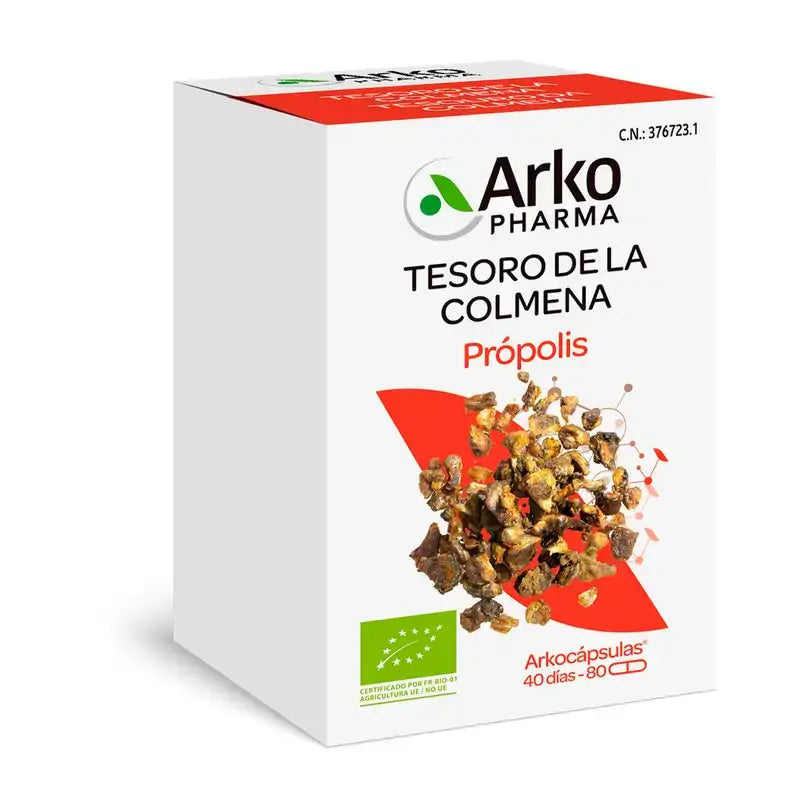 Arkopharma Propolis Bio, 80 cápsulas