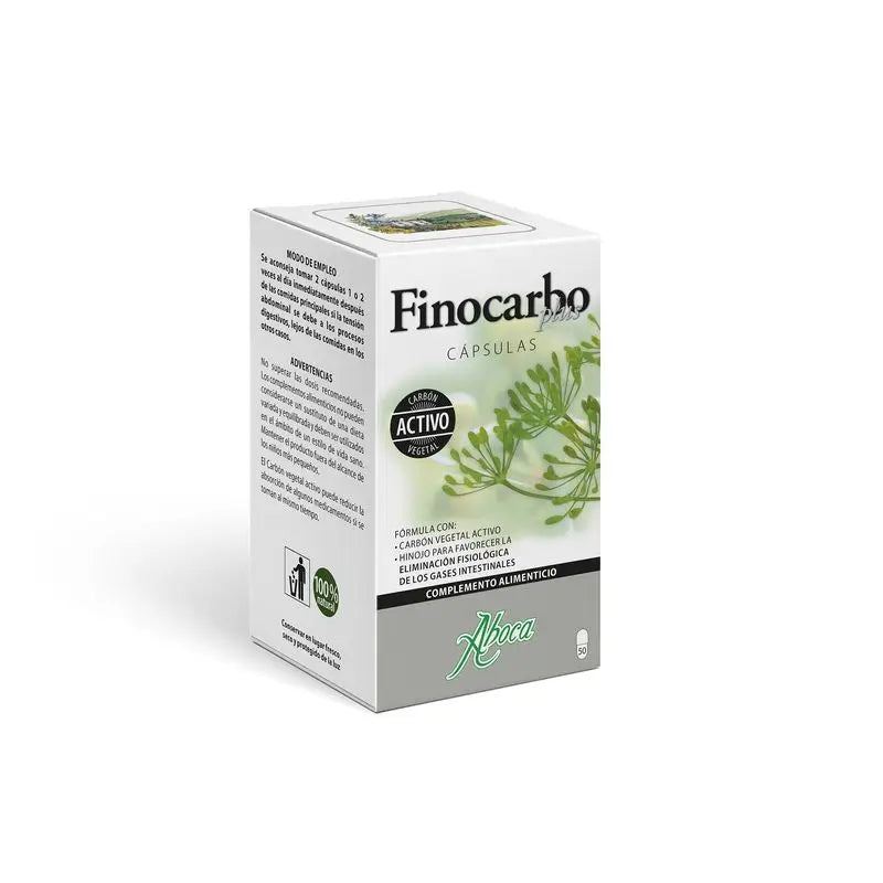 Aboca Finocarbo Plus Gases Intestinales, 50 Cápsulas