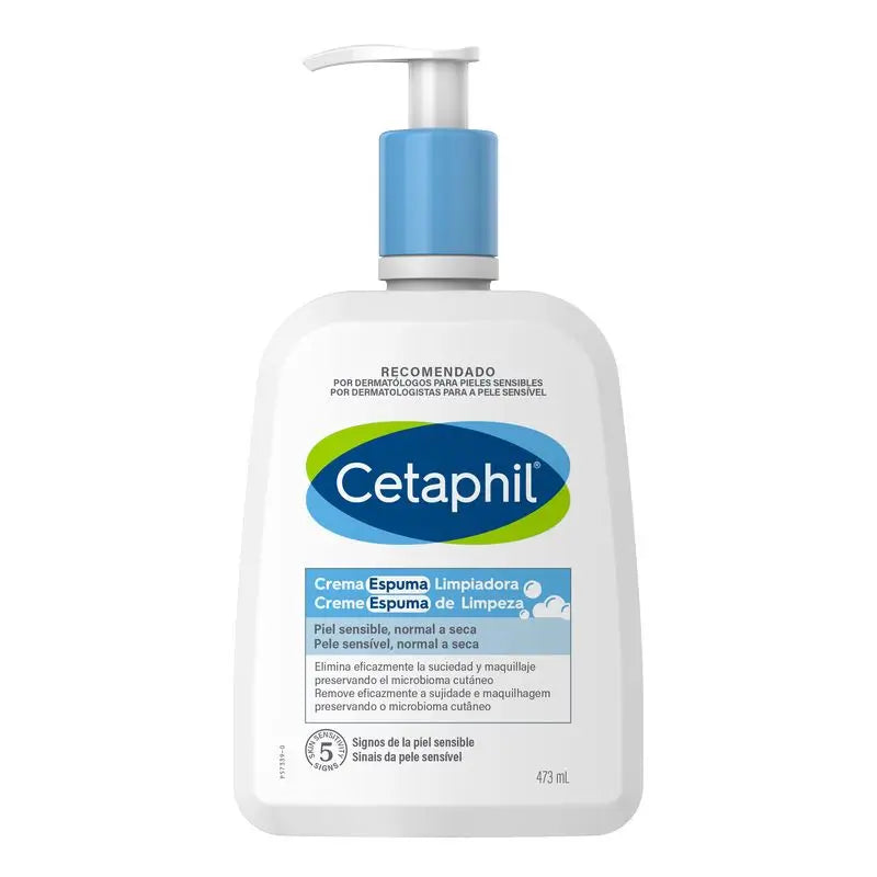 Cetaphil Crema Espumosa Limpiadora , 473 ml