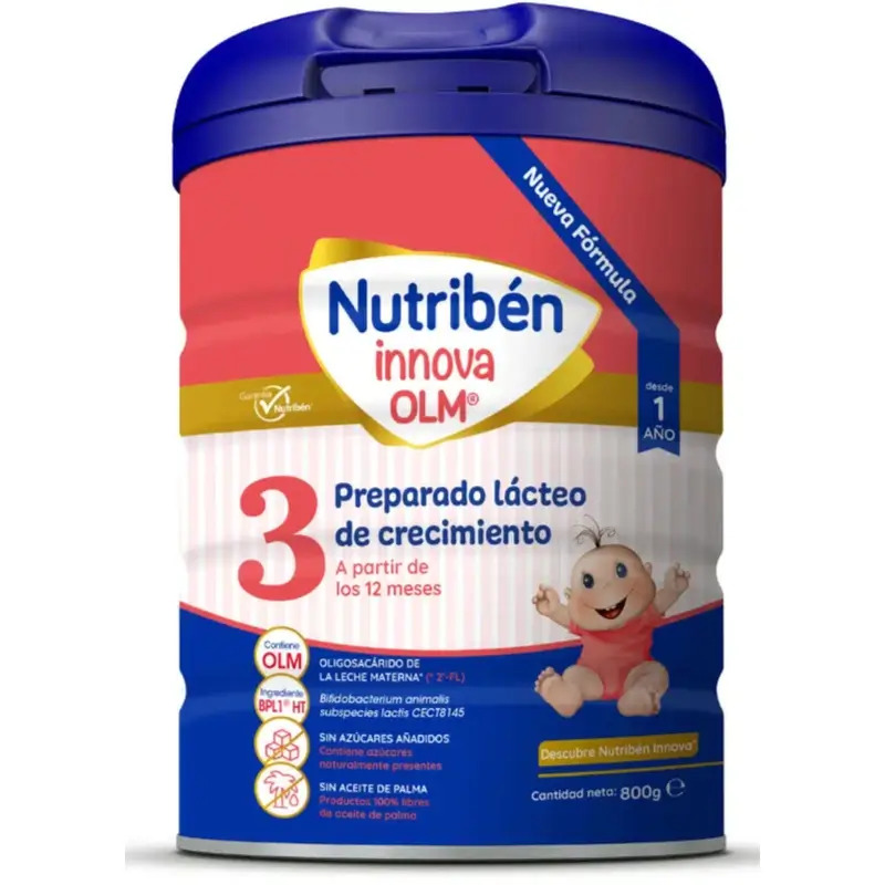 Nutribén Innova 3 Leche Crecimiento, 800 gr