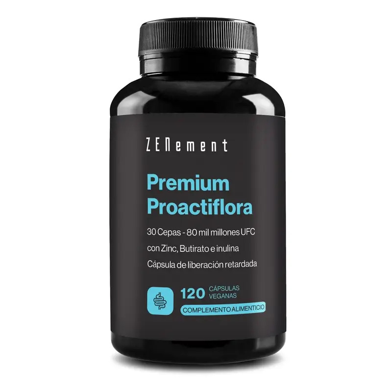 Zenement Premium Proactiflora, 120 cápsulas veganas