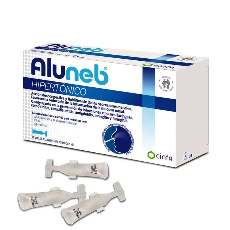 Aluneb Hipertónico, 20 viales