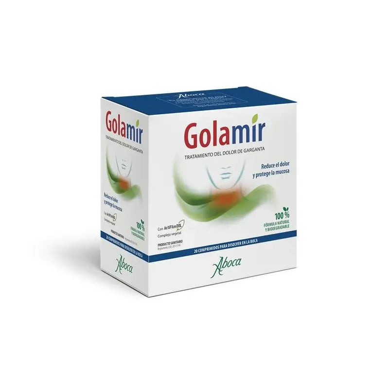 Aboca Golamir 2ACT Garganta, 20 Comprimidos