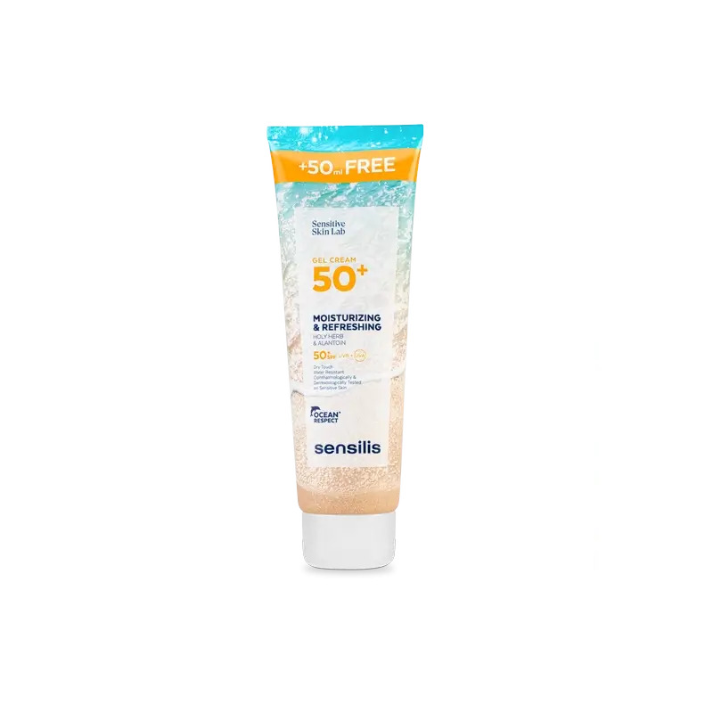 Sensilis Gel Crema SPF 50+ Hidratante y Refrescante, 250 ml
