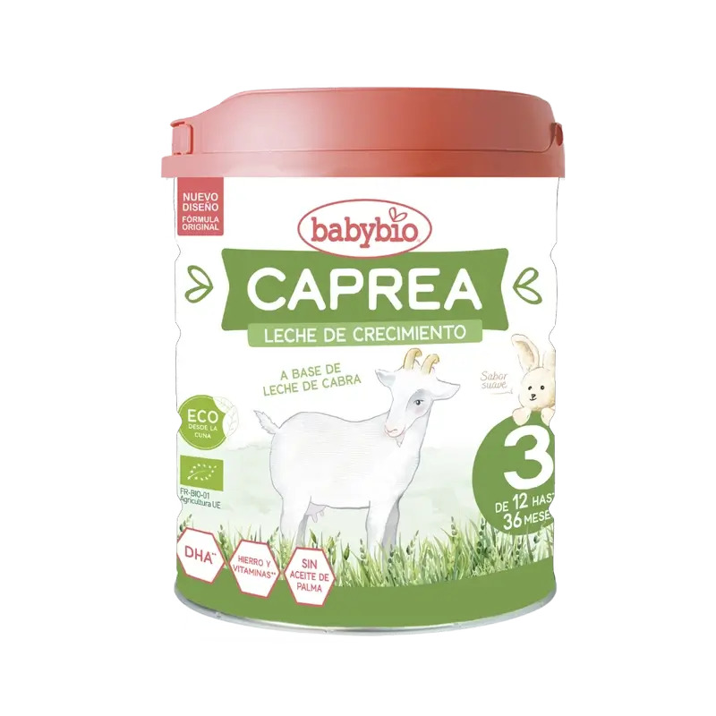Babybio Caprea 3 Leche de Cabra 12-36 Meses, 800 gr