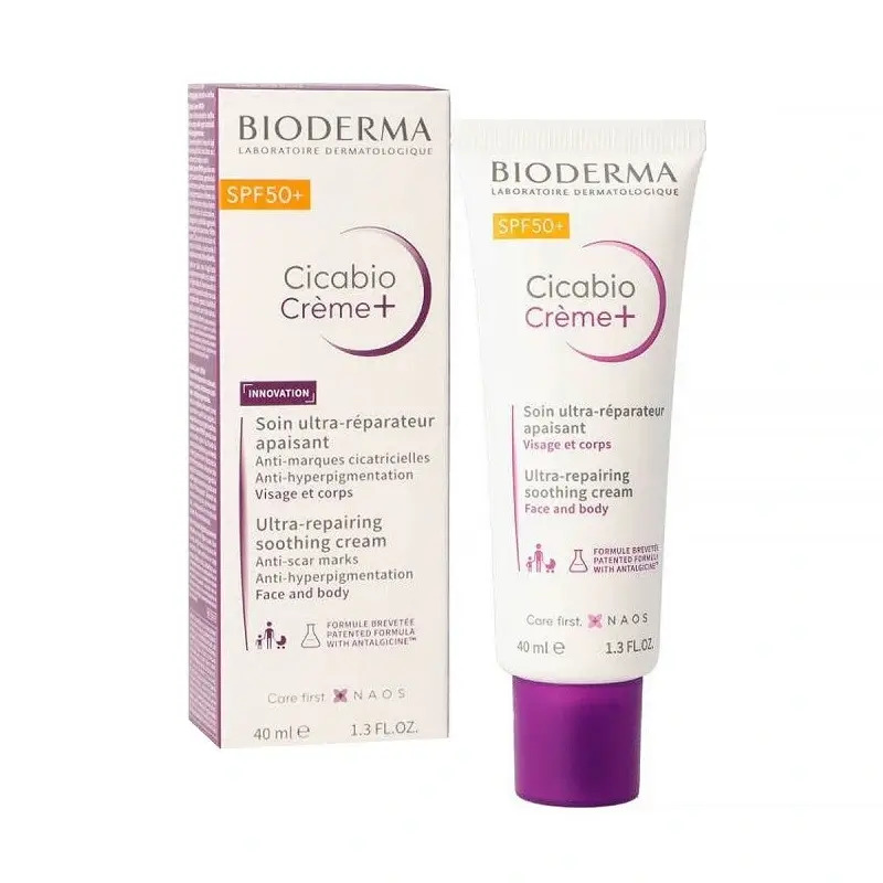 BIODERMA Cicabio SPF 50+ Crema, 40 ml