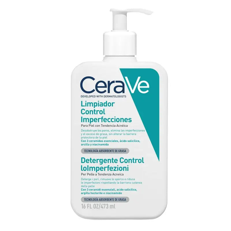 CeraVe Limpiador Control Imperfecciones , 473 ml