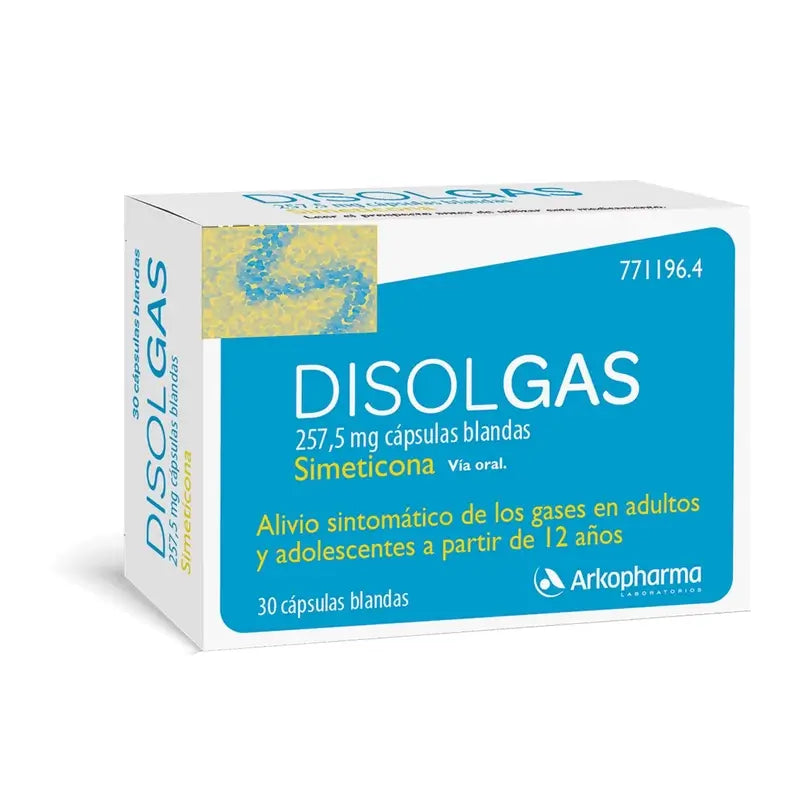 Arkopharma Disolgas, 30 cápsulas