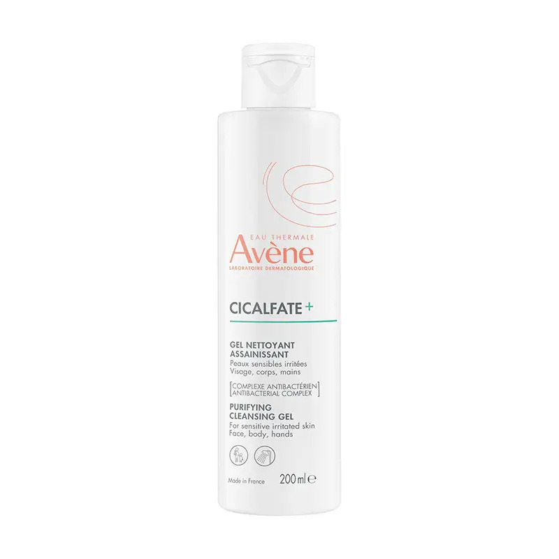 Avène Cicalfate + Gel limpiador desinfectante, 200 ml