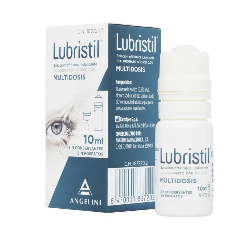 Lubristil Solución Oftálmica Lubricante Multidosis 10 ml
