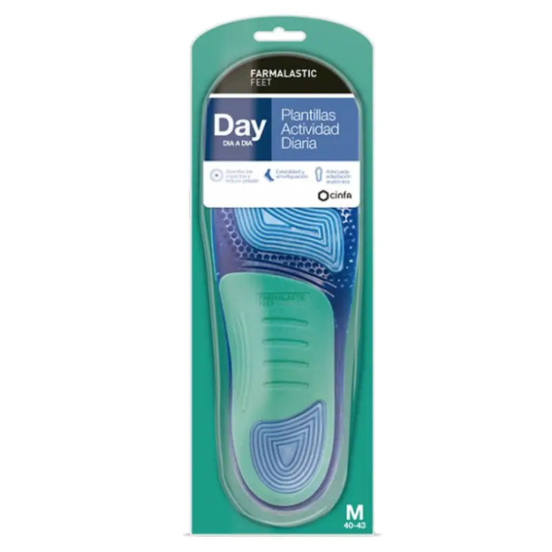 Farmalastic Plantillas Day Actividad Diaria, Talla M (40-43)