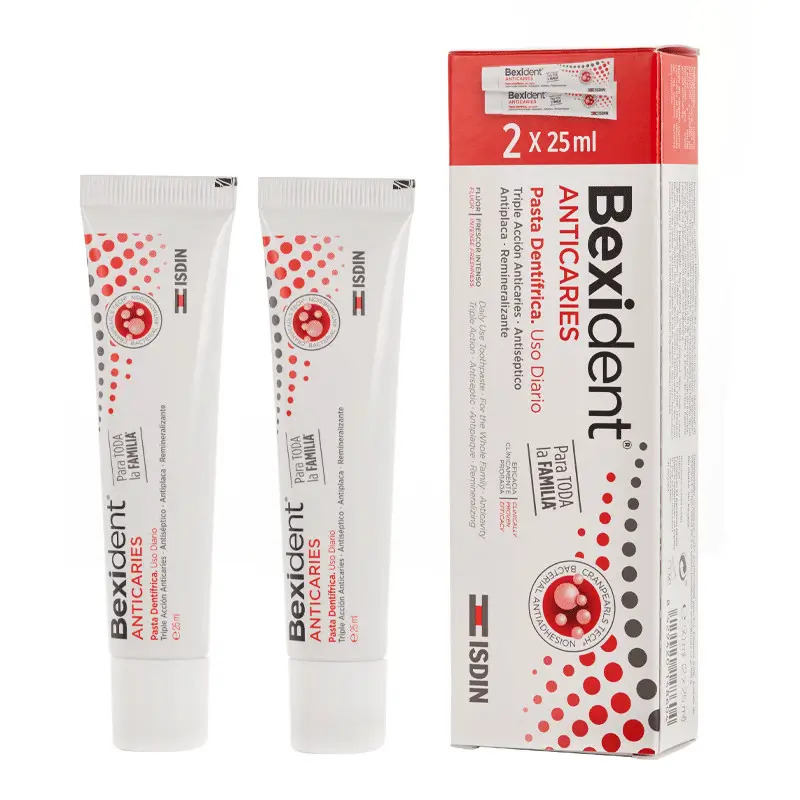Isdin Bexident Anticaries Pasta Dental 2 x 25 Ml