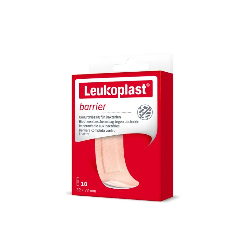Leukoplast Barrier, 22 Mm X 72 Mm, 10 Unidades