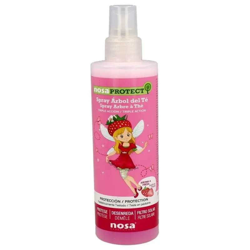 Nosa Spray Desenredante Árbol Del Té Rosa, 250 ml