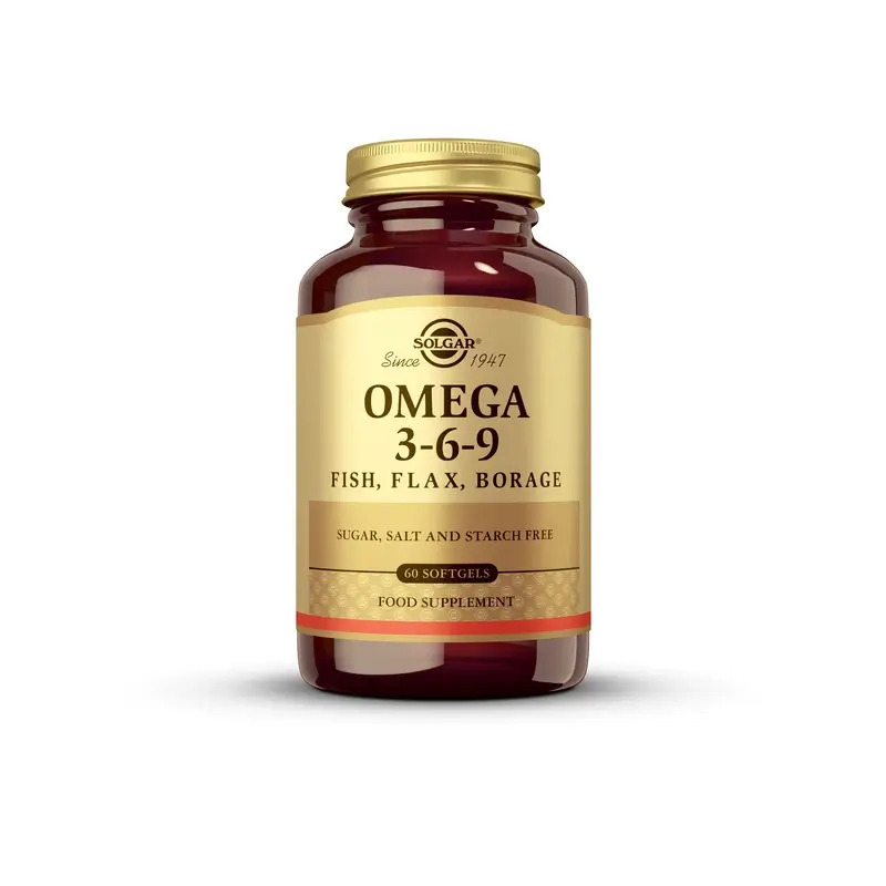 Solgar Omega 3-6-9, 60 cápsulas