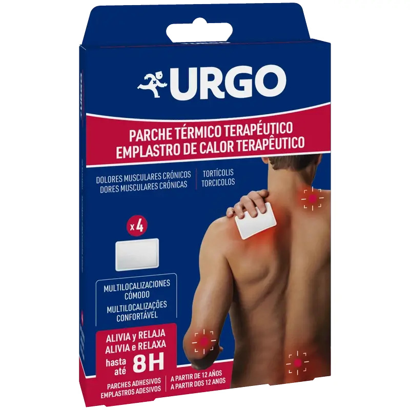 Urgo Parche Térmico Terapéutico , 4 unidades