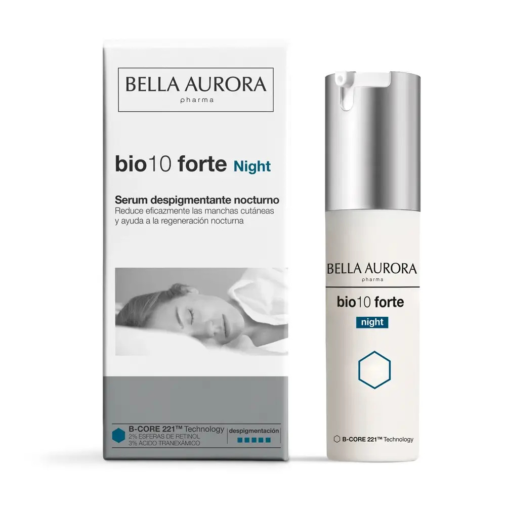 Bella Aurora Anti-Manchas Bio10 Forte Sérum Despigmentante Intensivo Nocturno, 30 ml