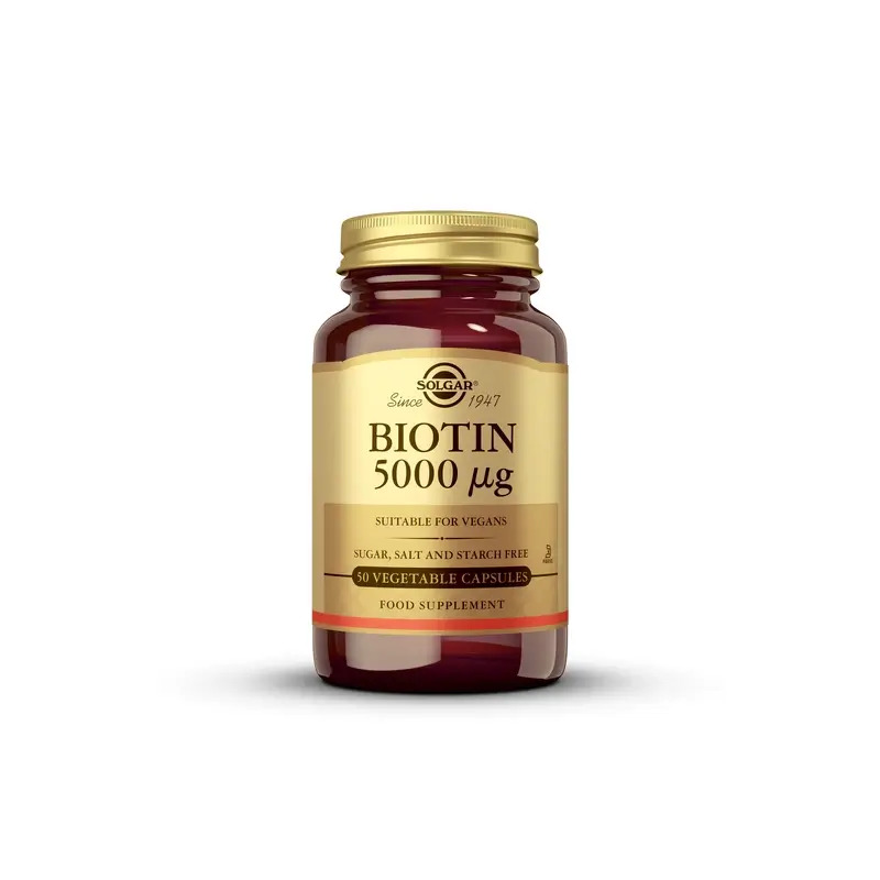 Solgar Biotina 5000mcg, 100 Cápsulas