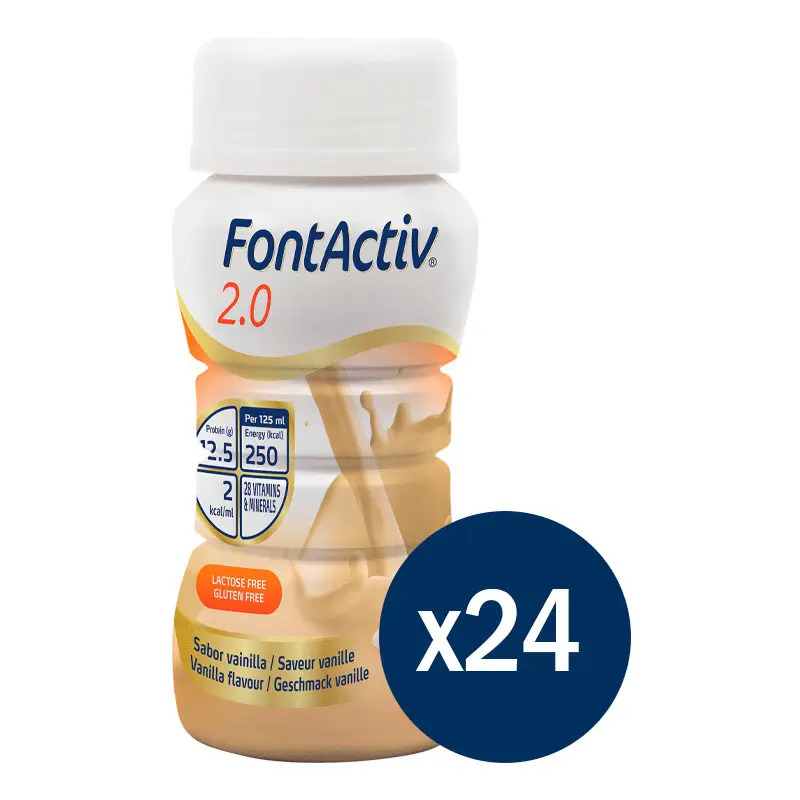 FontActiv 2.0 Sabor Vainilla 125 ml x 24 Botellas