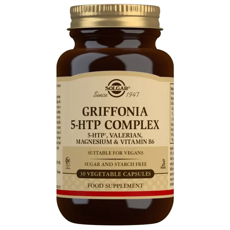 Solgar Griffonia 5 HTP Complex, 30 cápsulas