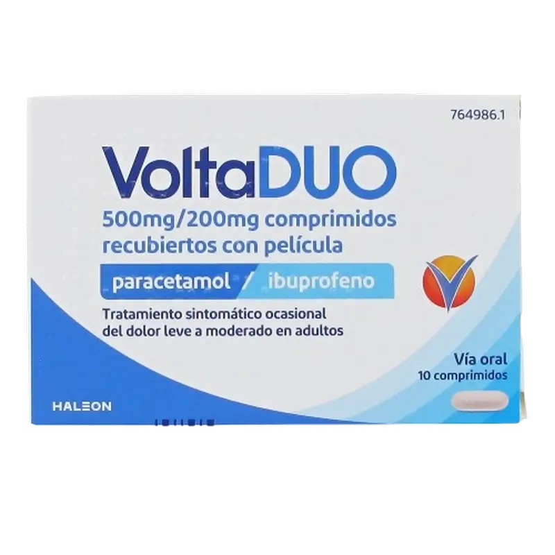 Voltadol Voltaduo 500 Mg/200 Mg, 10 comprimidos