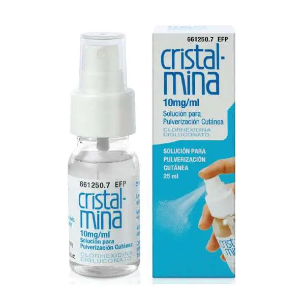 Cristalmina Spray 10 mg/ml Solución Tópica 25 ml