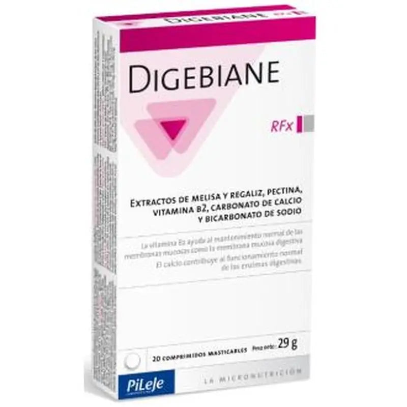 Pileje Digebiane Rfx 20 Comprimidos Masticables