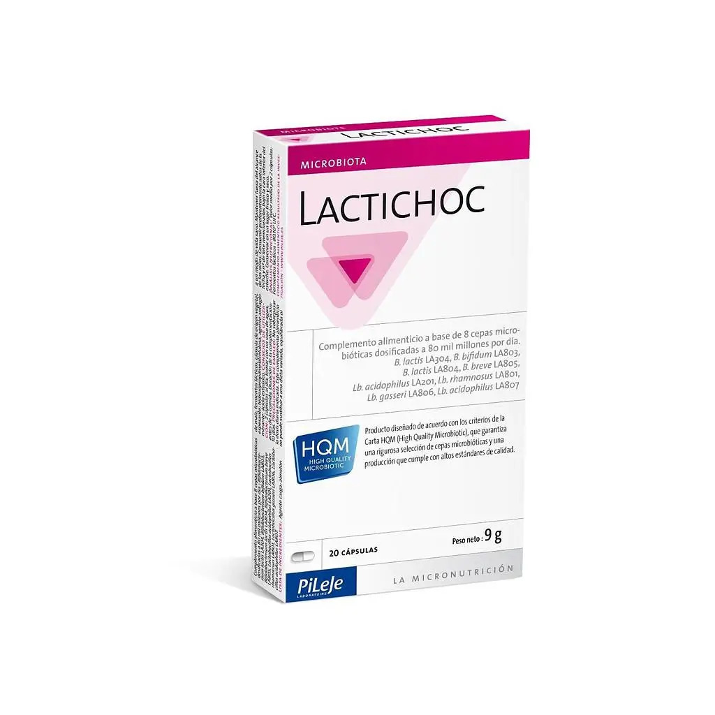 Pileje Lactichoc 20 Cápsulas