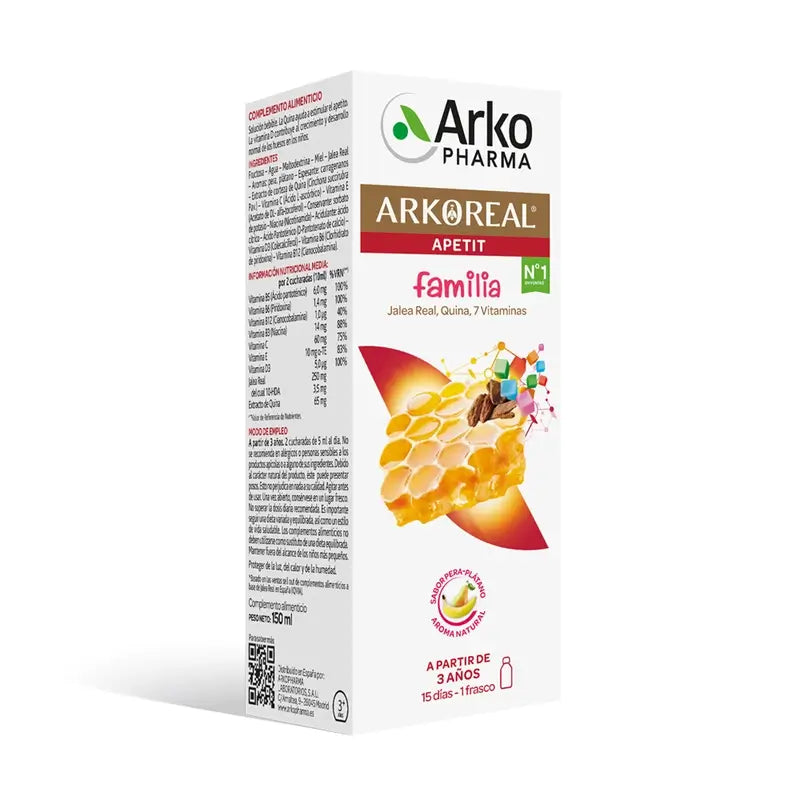 Arkopharma Arkoreal Jalea Real Apetit Junior Jarabe, 150 ml