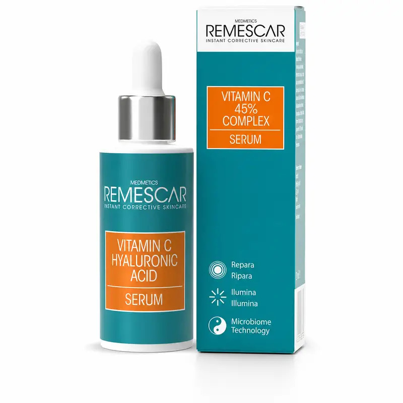 Remescar Vitamina C & Ácido Hialurónico Sérum Reparador, 30 ml