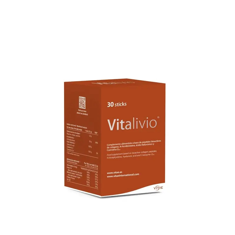 Vitalivio 30 sticks - Recuperación articular y muscular con NAC y colágeno