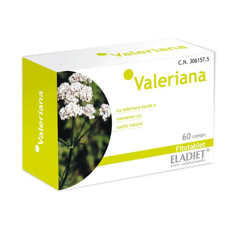 Eladiet Valeriana Recubierta Fitotablet, 60 comprimidos