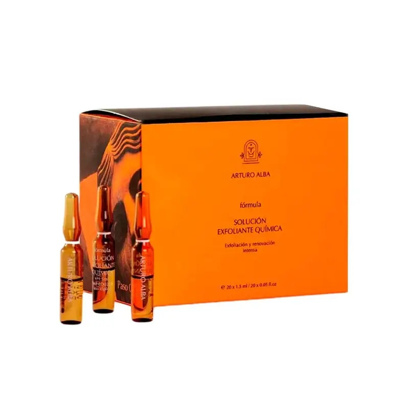 Arturo Alba Solución Exfoliante Química, 20 Ampollas x 150 ml