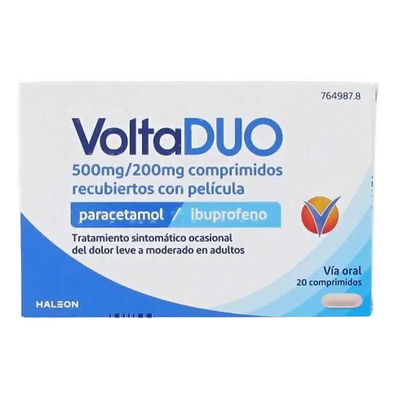 Voltadol Voltaduo 500 Mg/200 Mg, 20 comprimidos