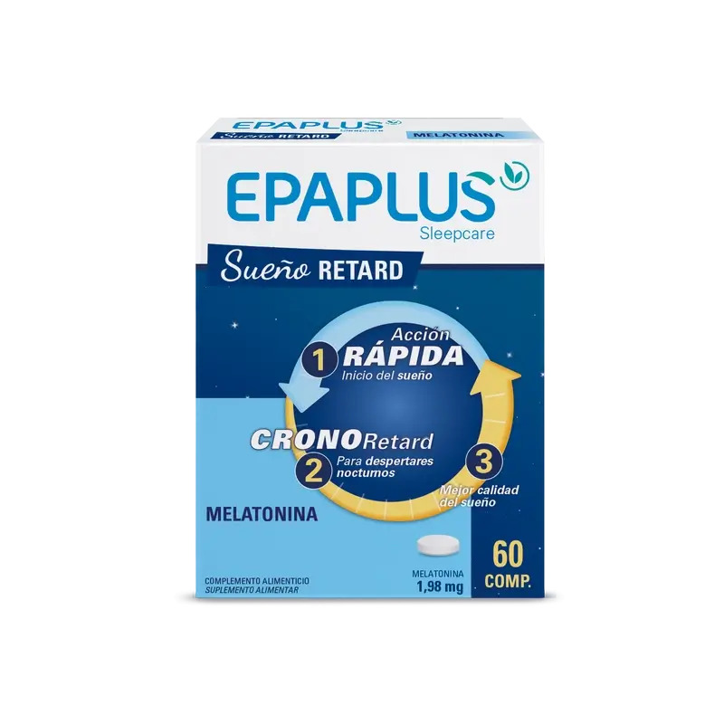 Epaplus Sleepcare Melatonina Retard Plus , 60 comprimidos