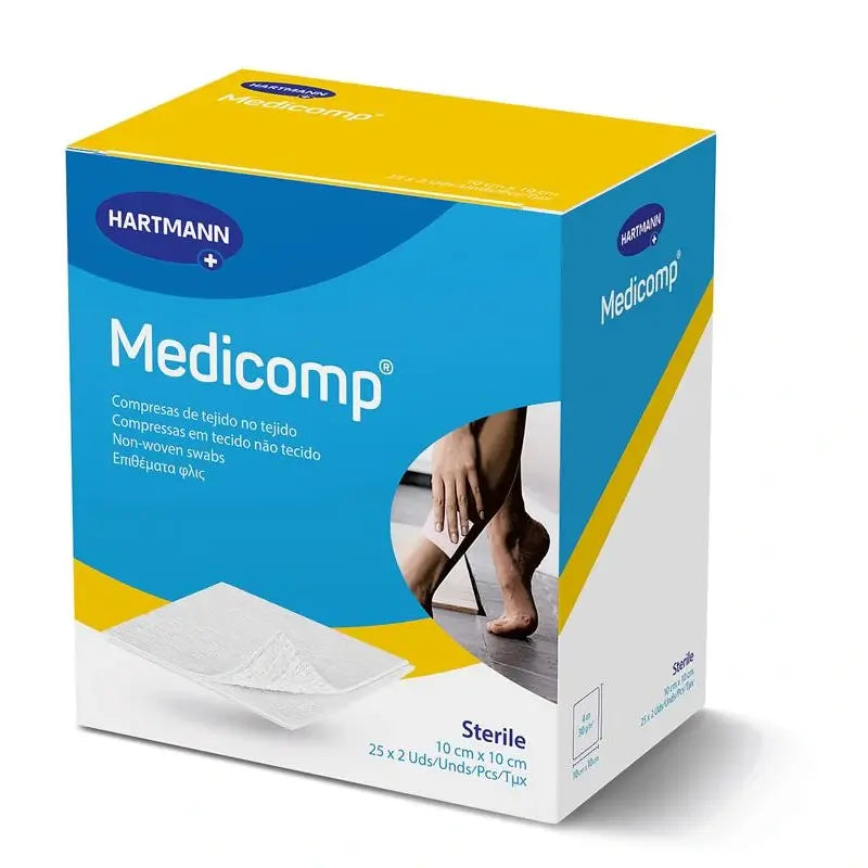 Medicomp Gasa Estéril 10X10 cm 50 unidades