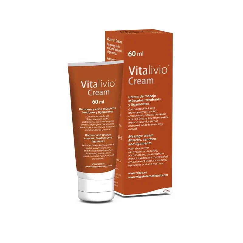 Vitalivio Crema 60ml - Crema para el dolor con antioxidantes