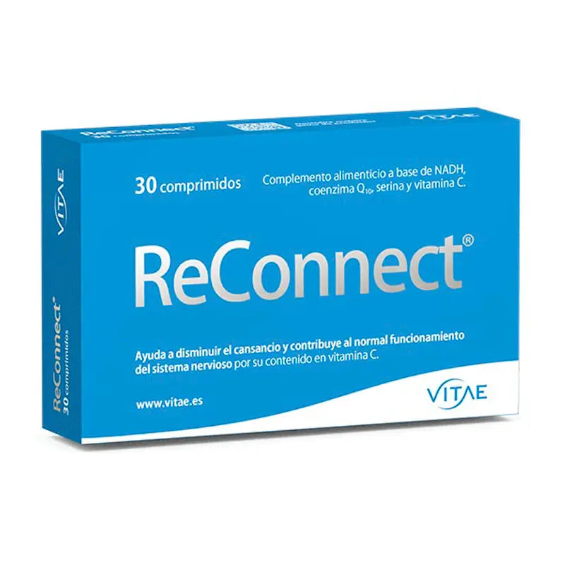 Reconnect 30 comprimidos - Con NADH, CoQ10, Serina y Vitamina C