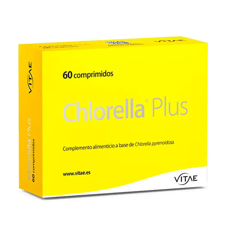 Chlorella Plus 60 comprimidos - Con alga Chlorella y zinc