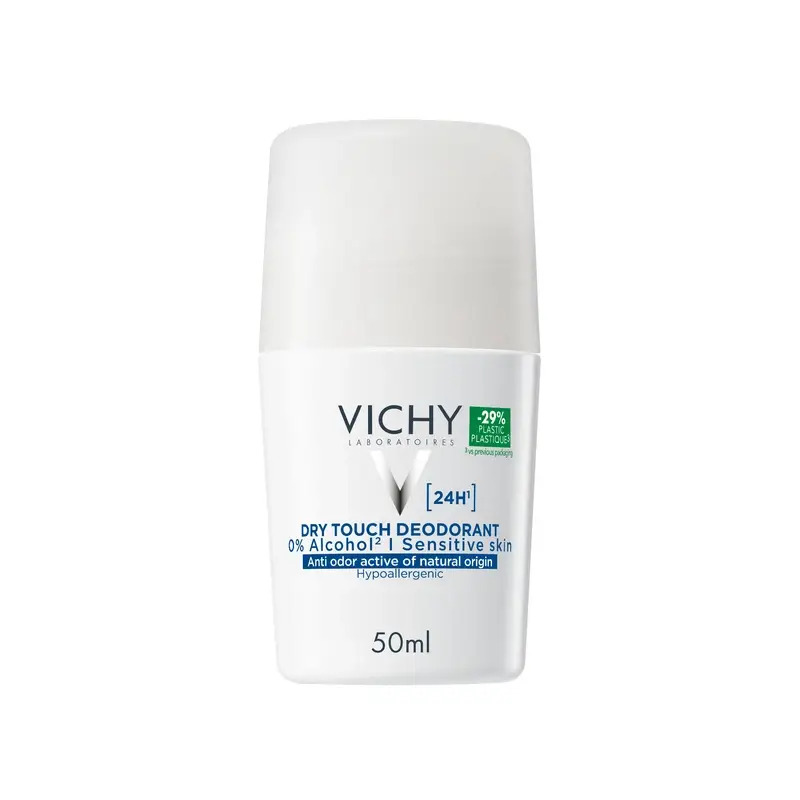 Vichy Desodorante 24H Tacto Seco Roll-On 0% Alcohol 50 ml