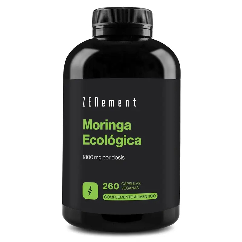 Zenement Moringa Ecológica, 260 cápsulas veganas