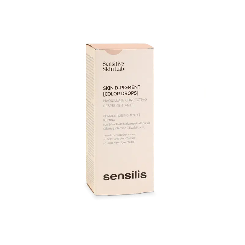 Sensilis Skin D-Pigment Maquillaje Corrector Despigmentante Tono Beige Dore , 30 ml