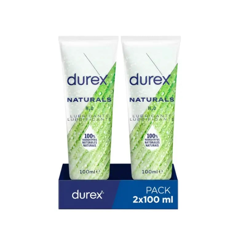 Durex Duplo Lubricante Naturals Gel 2º unidad 50%