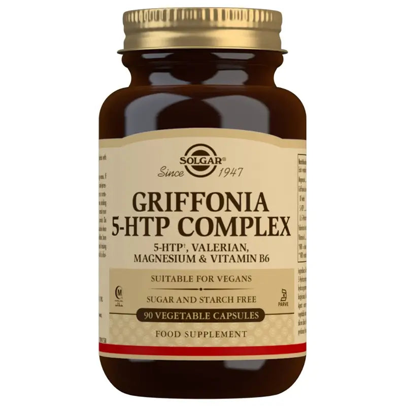 Solgar Griffonia 5 HTP Complex, 90 cápsulas