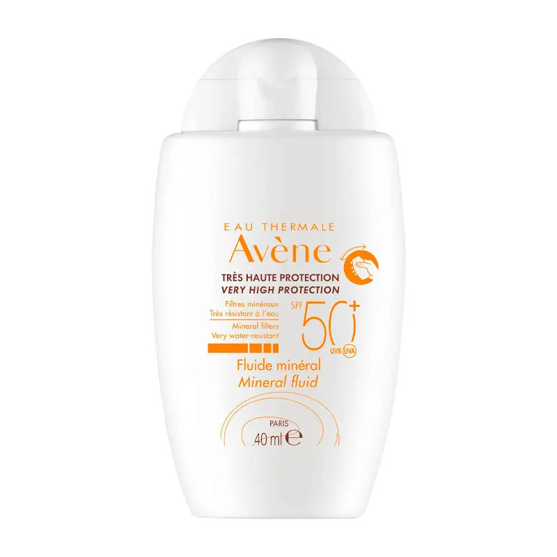 Avène Solar Fluido Mineral SPF 50+ 40 ml