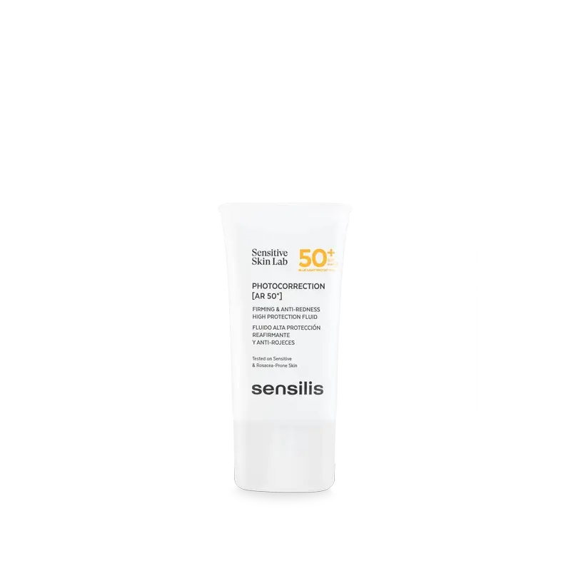 Sensilis Photocorrection [Ar SPF 50+] Fluido Reafirmante y Anti-Rojeces 40 ml
